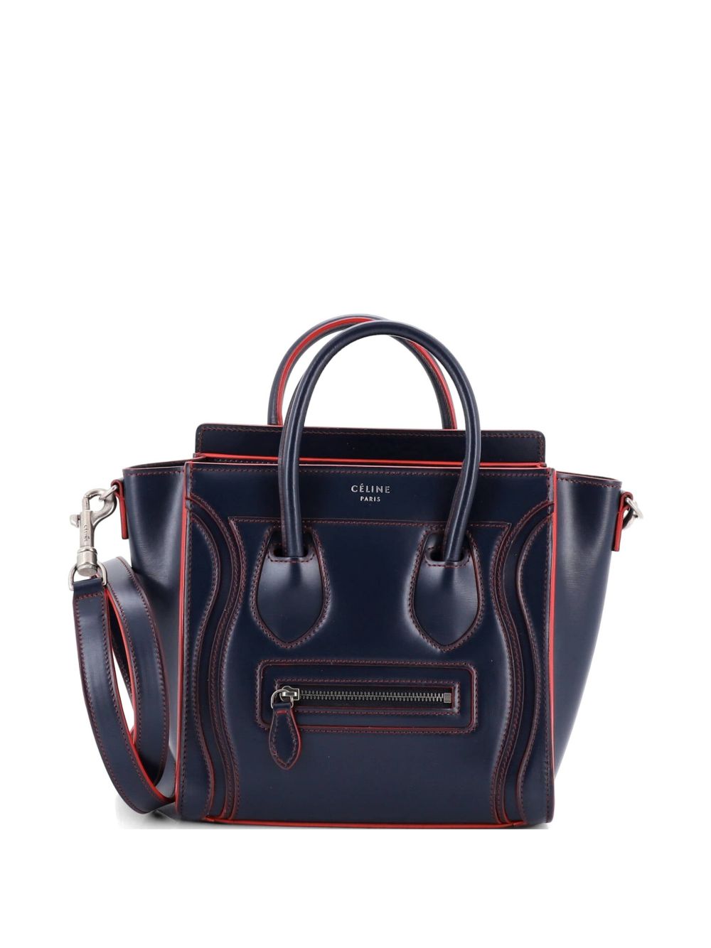 Luggage Bag Smooth Leather Nano crossbody bag