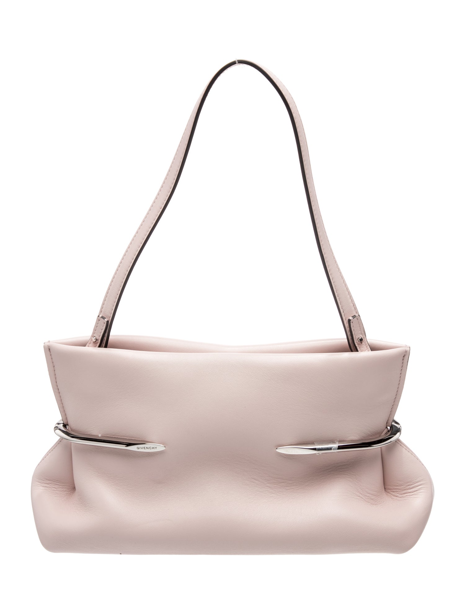 Givenchy Leather Pinch Soft Clutch Small