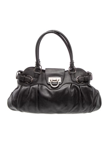 Leather Top Handle Bag