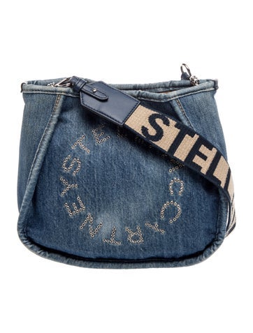 Denim Messenger Bag