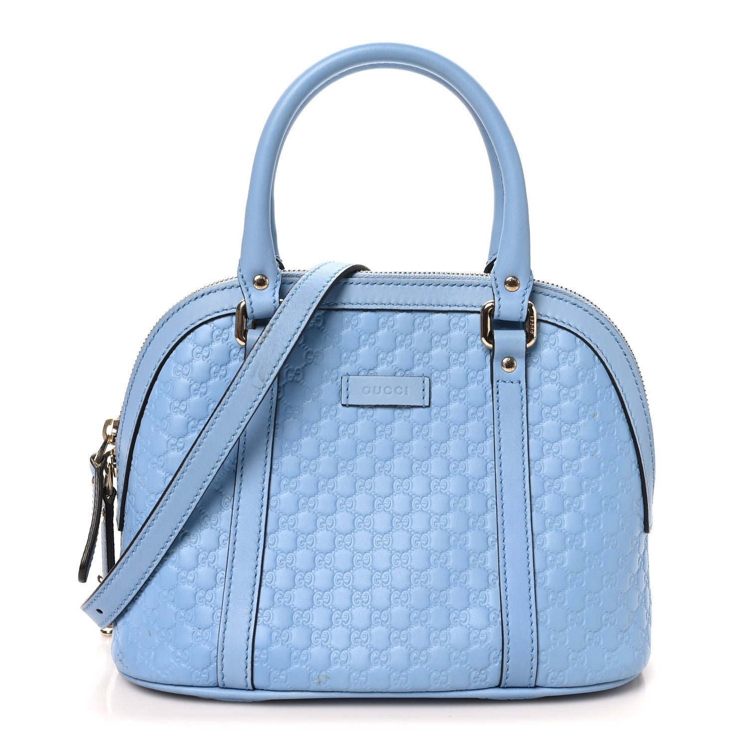 Gucci Microguccissima Mini Dome Bag Mineral Blue