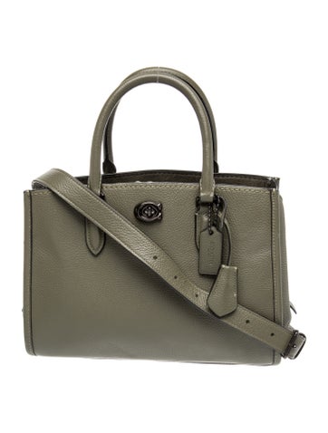Leather Top Handle Bag