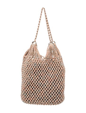 Large Mixed Fibers Shopping Bag