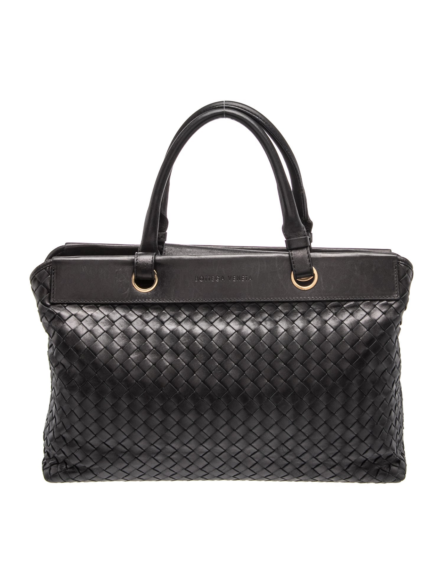 Intrecciato Top Handle Bag Vintage