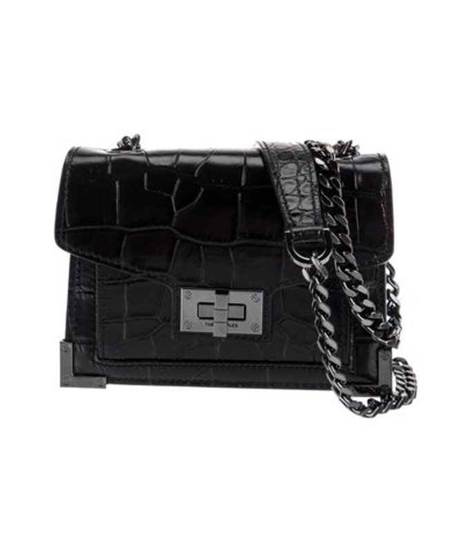 The Kooples Kooples Embossed Leather Crossbody Bag
