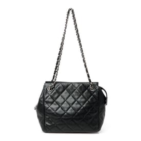 Chanel Caviar Quilted Shoulder Bag Black