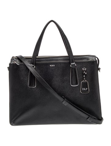 Tumi Leather Top Handle Bag
