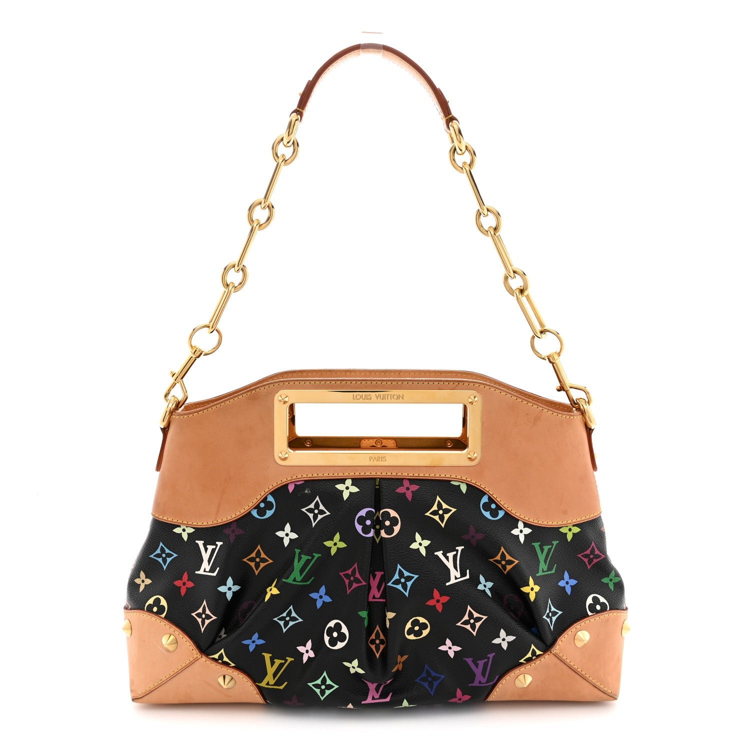 Louis Vuitton Monogram Multicolor Judy MM Black
