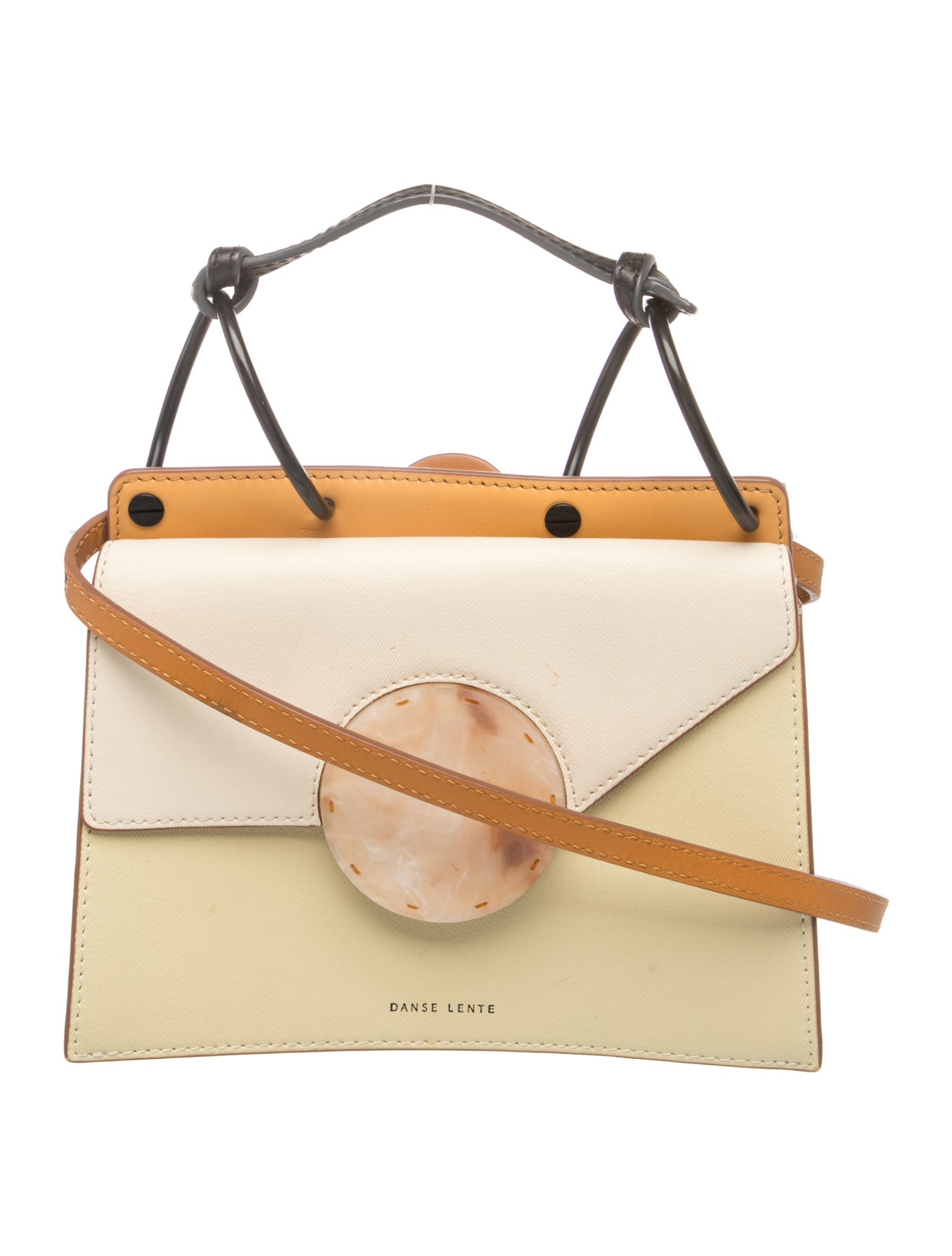 Danse Lente Leather Top Handle Bag