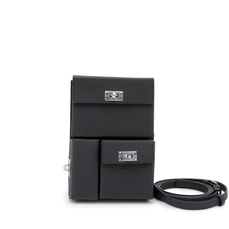 Black Epsom Kelly Multipocket Palladium Hardware, 2026