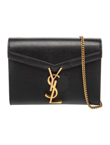 Leather Cassandra Chain Wallet Small