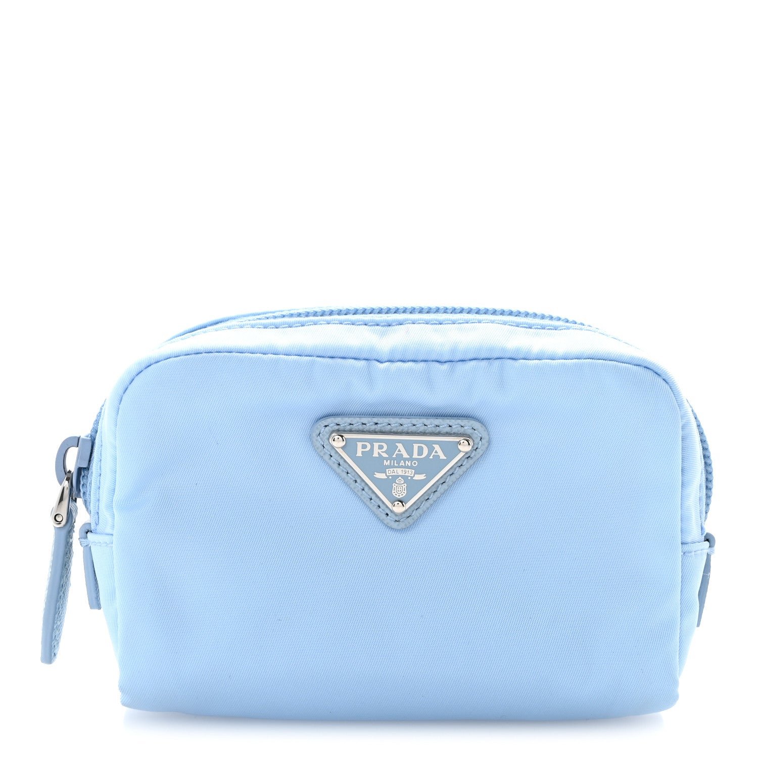 Prada Re-Nylon Micro Pouch Celeste