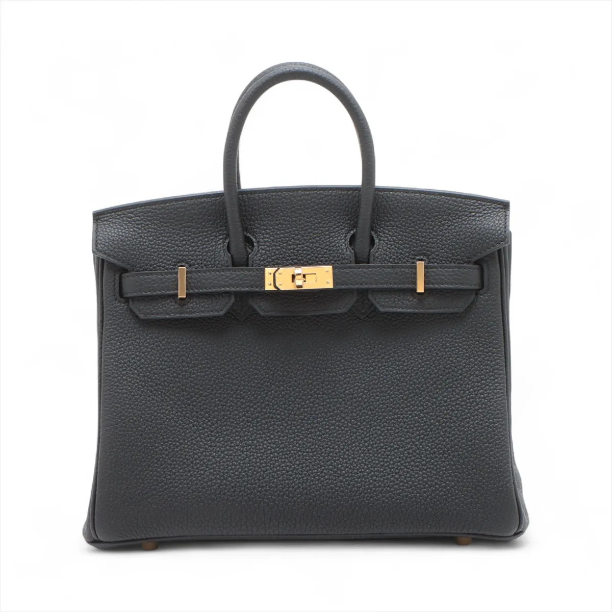 Hermès Birkin 25 Le Tournay Togo Black Gold Metal Fittings