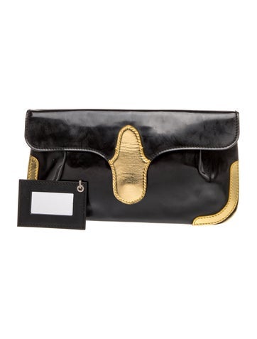 Patent Leather Clutch Vintage