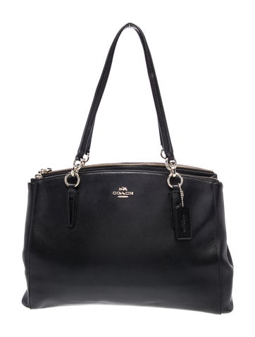 Leather Top Handle Bag