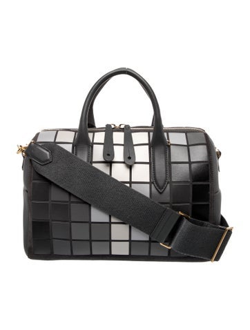 Leather Top Handle Bag
