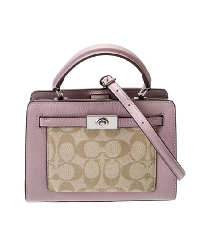 Coach Leather Top Handle Bag