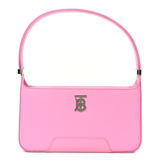 Burberry Smooth Calfskin TB Shoulder Bag Primrose Pink