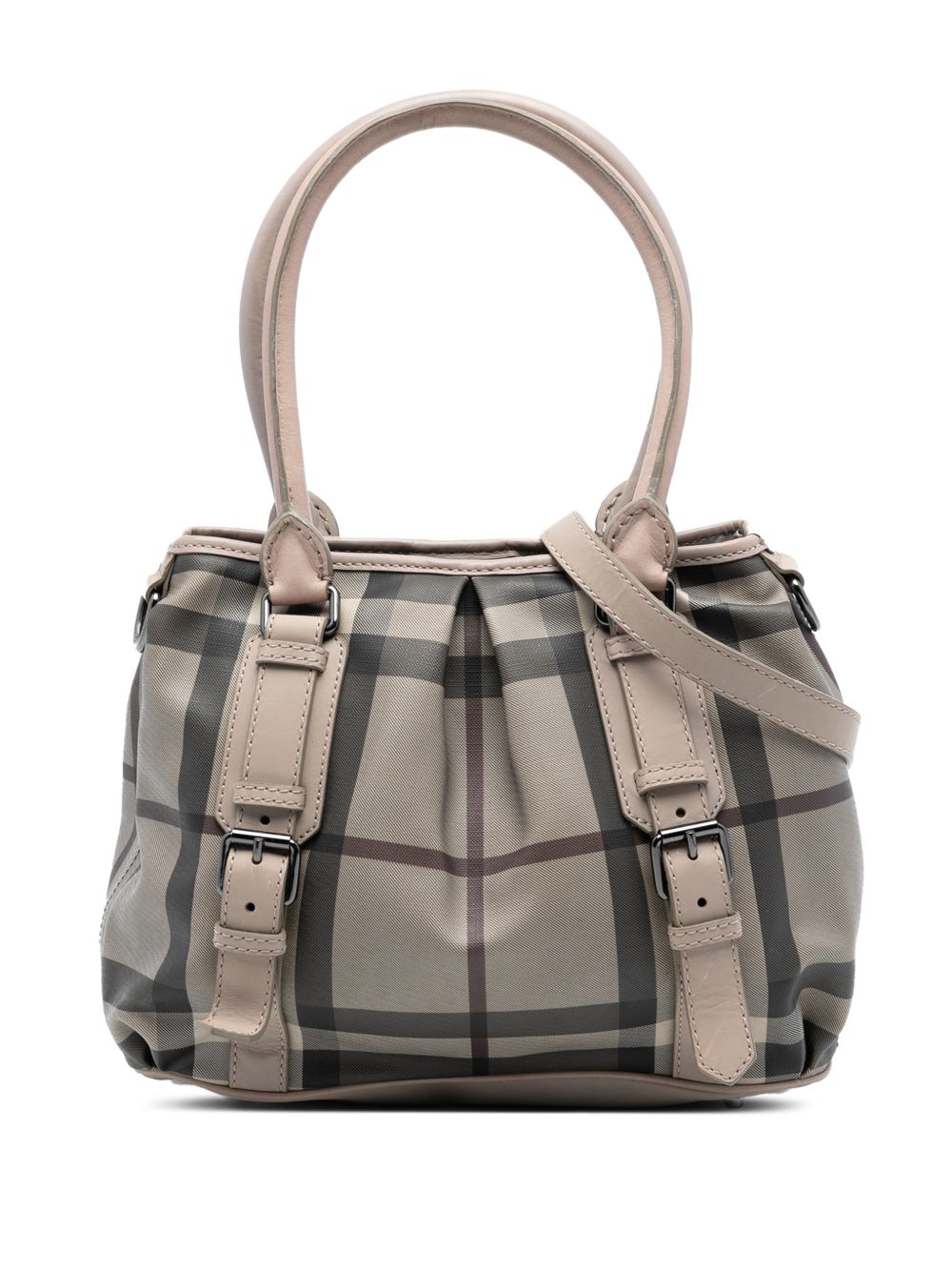 2000-2017 Small Smoke Check Coated Canvas Northfield satchel