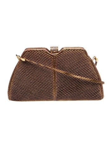 Judith Leiber Leather Minaudière
