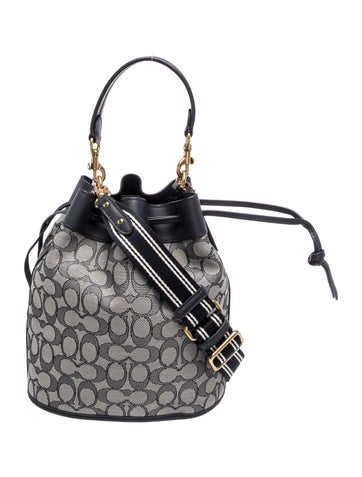 Coach Canvas Bucket Bag