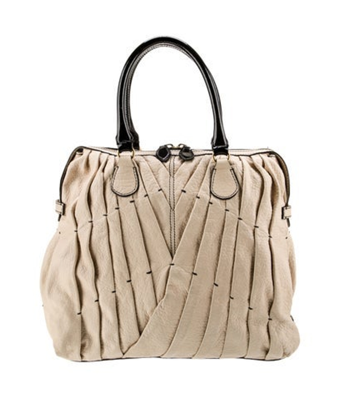 Valentino Leather Top Handle Bag