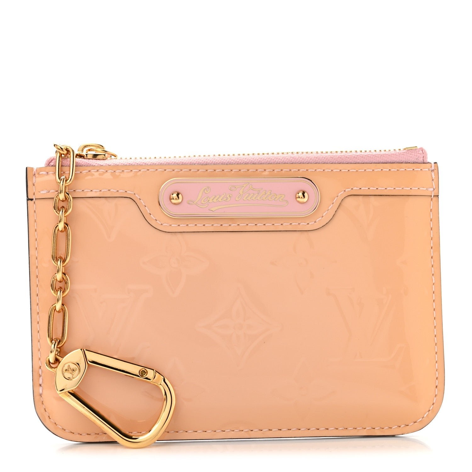 Louis Vuitton Vernis Key Pouch Rose Ballerine
