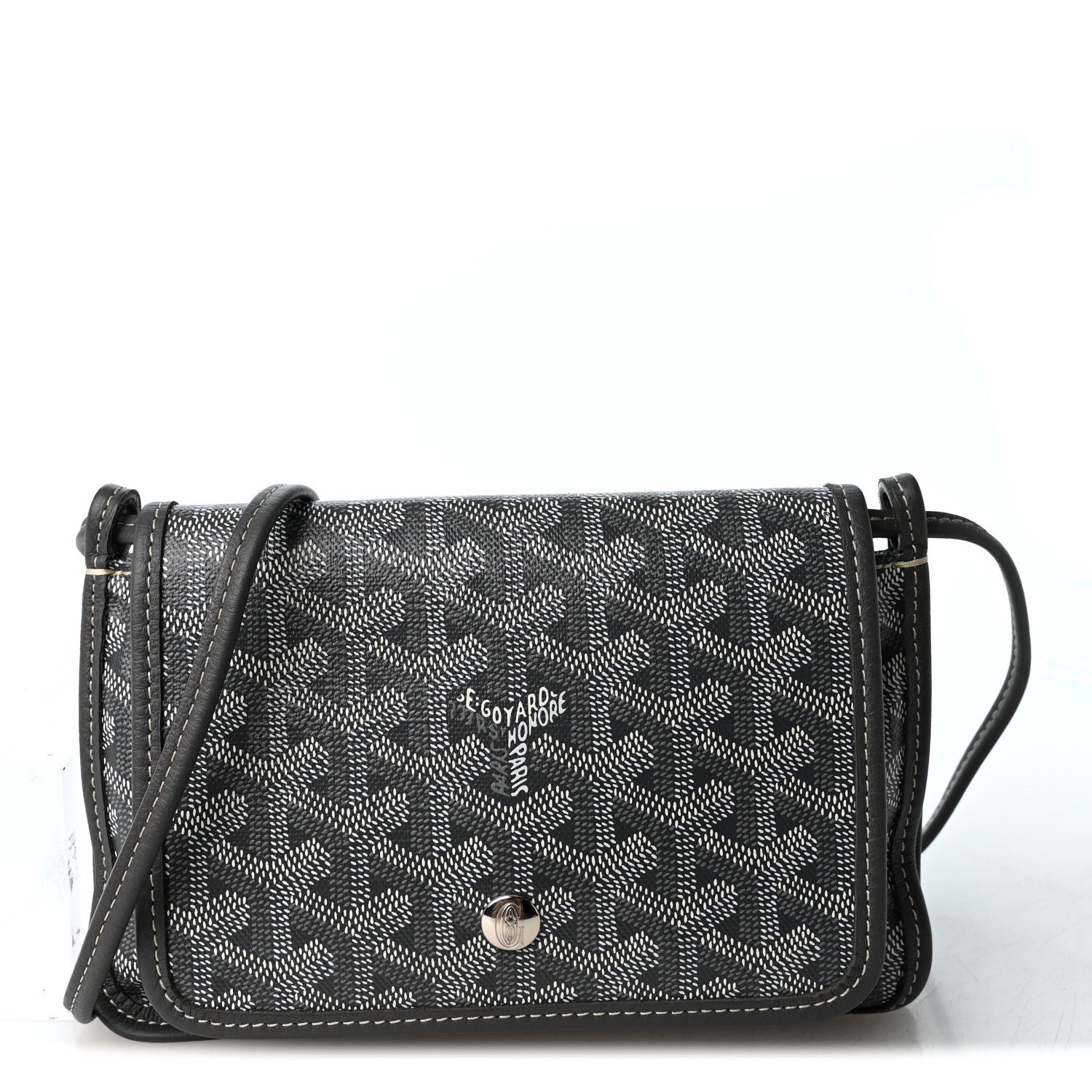 Goyard Goyardine Plumet Wallet Clutch Grey