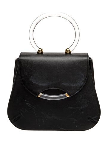 Charlotte Olympia Leather Top Handle Bag