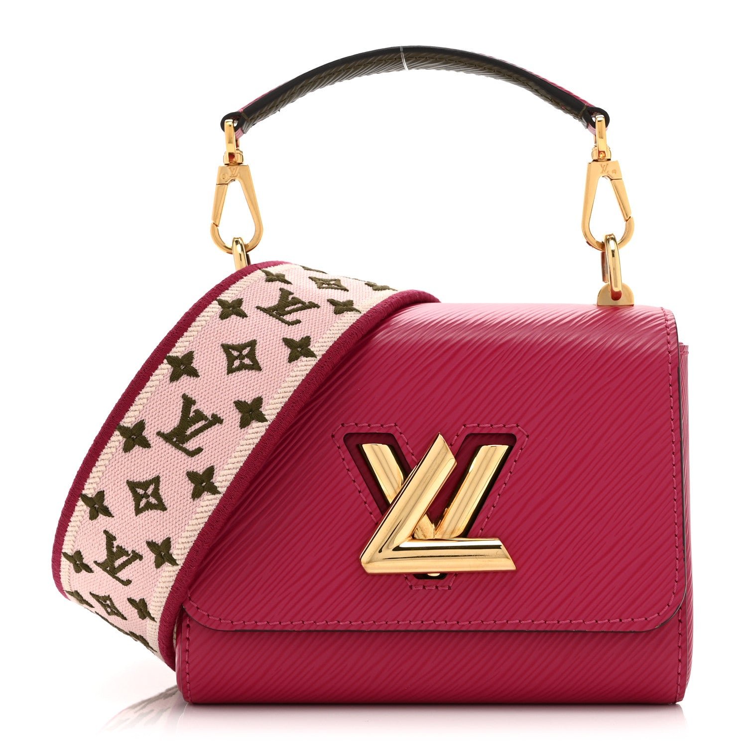 Louis Vuitton Epi Twist Shoulder Bag Mini Agathe Rose Pink
