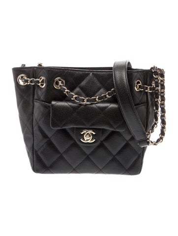 Caviar Quilted Bucket Bag