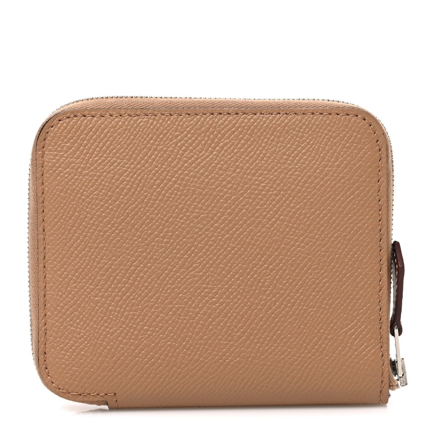 Hermes Epsom Silk'in Compact Wallet Chai