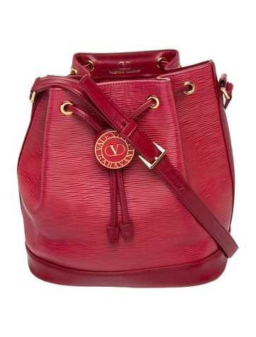 Valentino Leather Bucket Bag Vintage