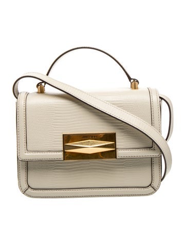 Leather Diamond Top Handle bag