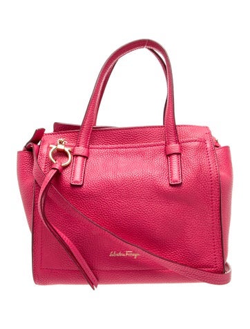 Ferragamo Leather Top Handle Bag