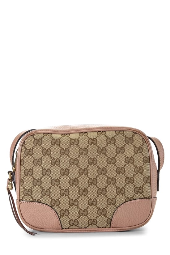 Gucci Pink Original GG Canvas Bree Crossbody