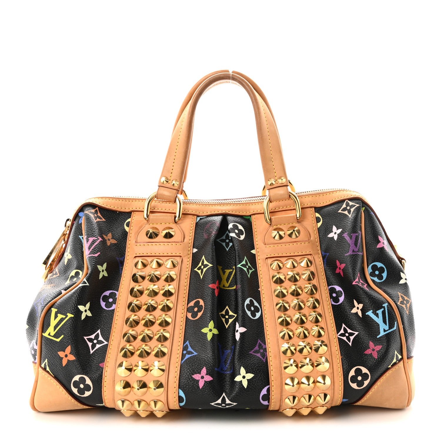 Louis Vuitton Monogram Multicolor Courtney MM Black
