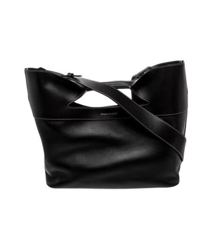 Alexander McQueen Mcqueen Leather The Bow Tote Bag Large