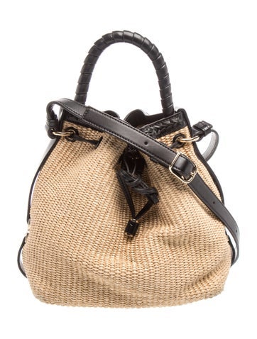 Straw Bucket Bag