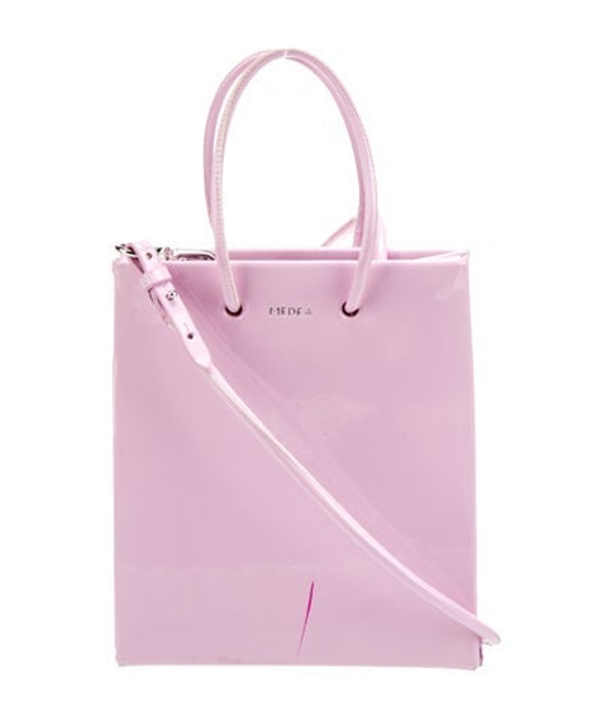 Medea Patent Leather Bucket Bag