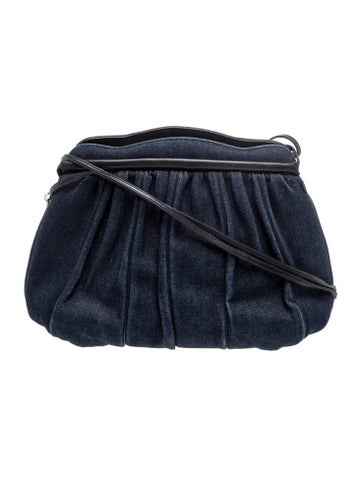 Judith Leiber Denim Shoulder Bag