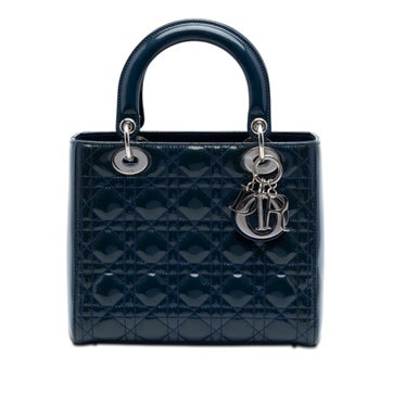 Patent Leather Medium Patent Cannage Lady Dior