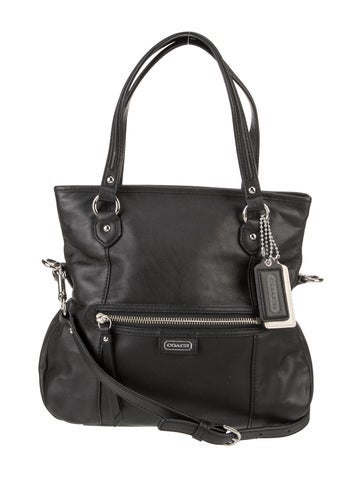 Coach Leather Top Handle Bag