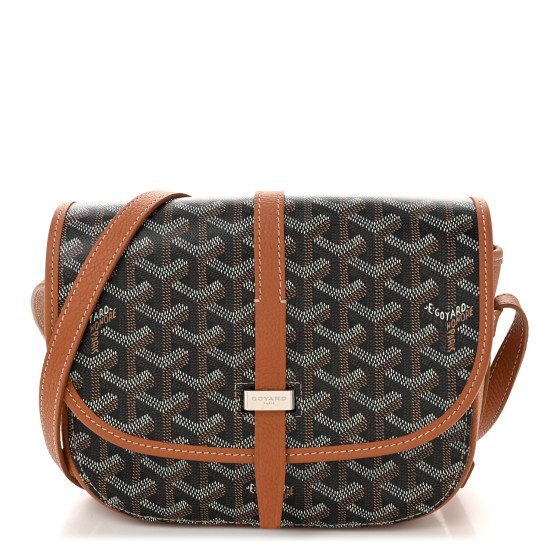 Goyard Goyardine Belvedere II PM Messenger Bag Black Gold