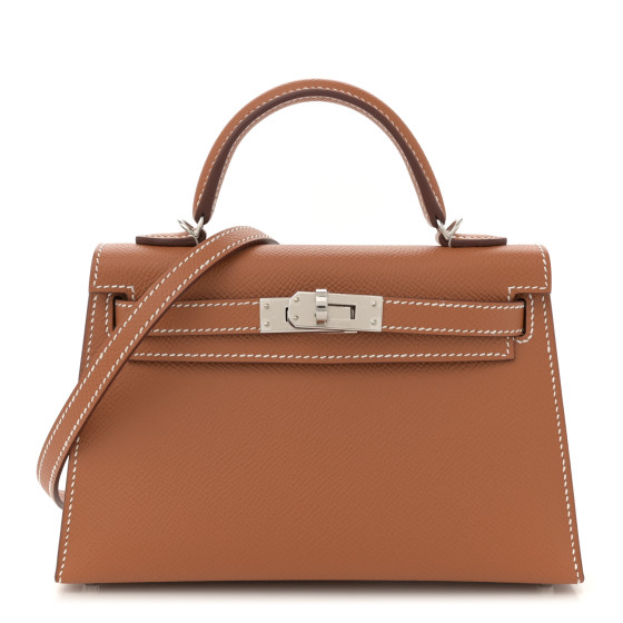 Hermes Epsom Mini Kelly Sellier 20 Gold