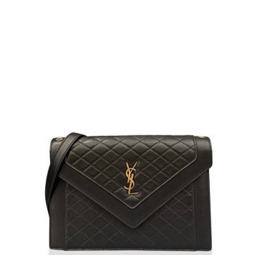 Saffiano Lux Leather Shoulder Bag