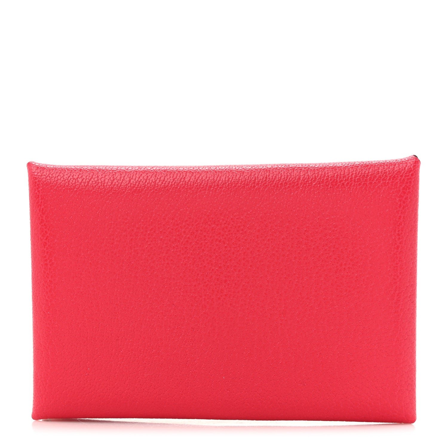 Hermes Chevre Mysore Calvi Card Case Rose Extreme