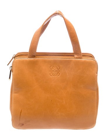 Leather Top Handle Bag