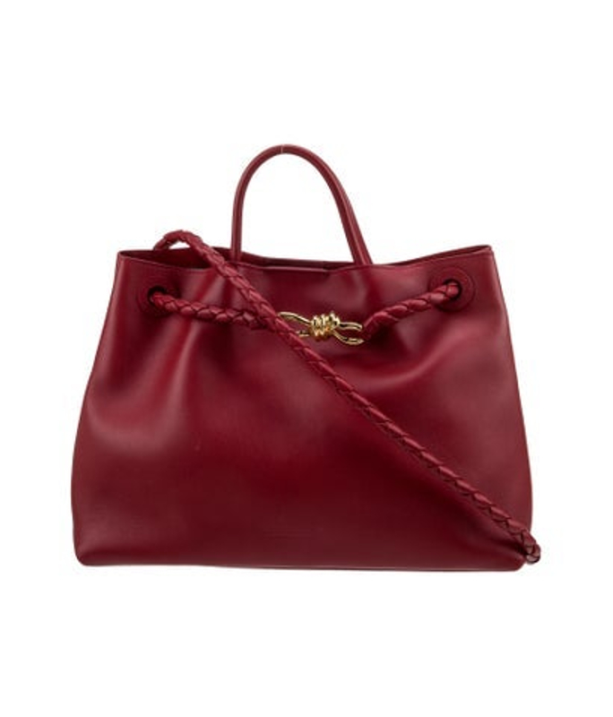 Bottega Veneta Veneta Leather Shoulder Bag Medium W Tags