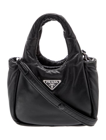 Enameled Metal Triangle Padded Tote